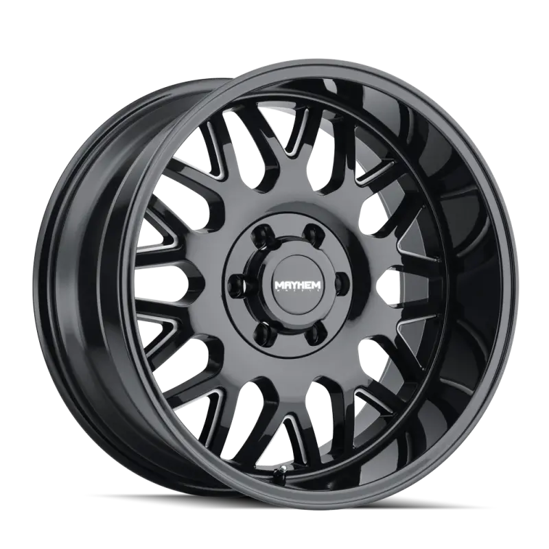 Mayhem Tripwire 20X10 Black Wheel With Milled Spokes – 6X135 Bolt Pattern, -19Mm Offset, 87.1Mm Hub Bore 1