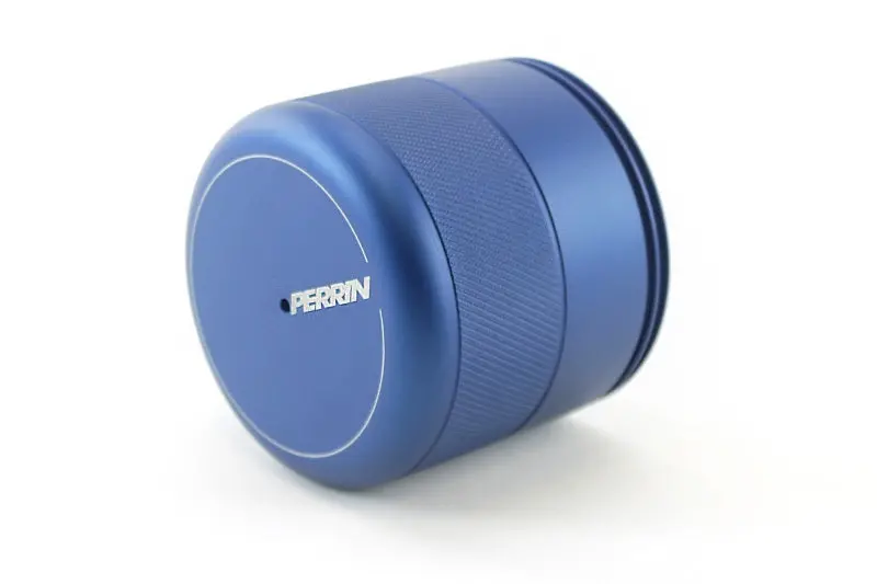 Perrin Oil Filter Cover – Blue Anodized Aluminum For 2015+ Subaru Wrx And Sti 1
