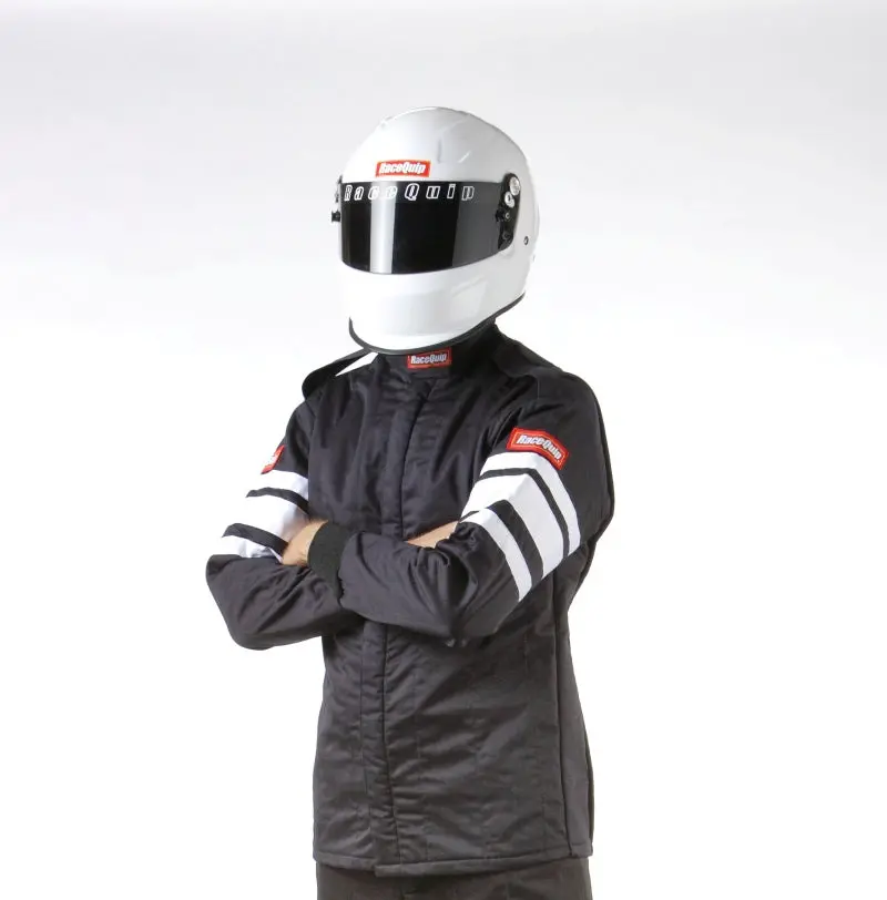 Racequip Sfi-5 Certified Racing Jacket In Black – Size Xl 1