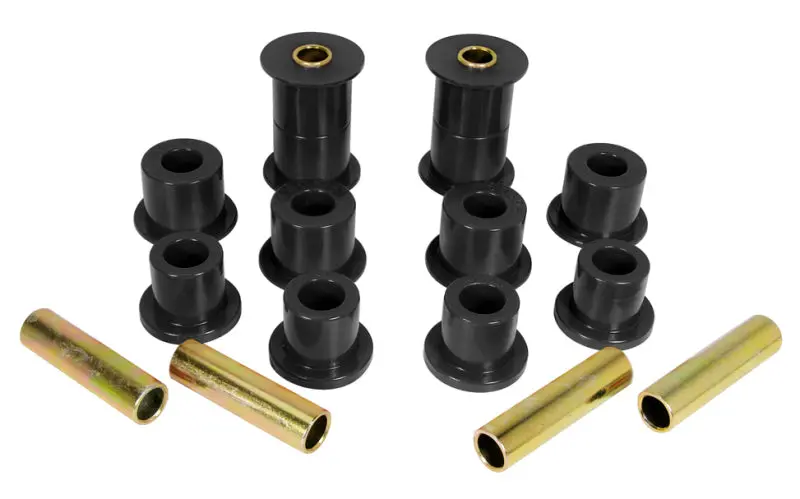 Prothane Polyurethane Front Spring & Shackle Bushing Kit – 1.25" Od Eye, Black, For 1974–1977 Jeep Cherokee 1