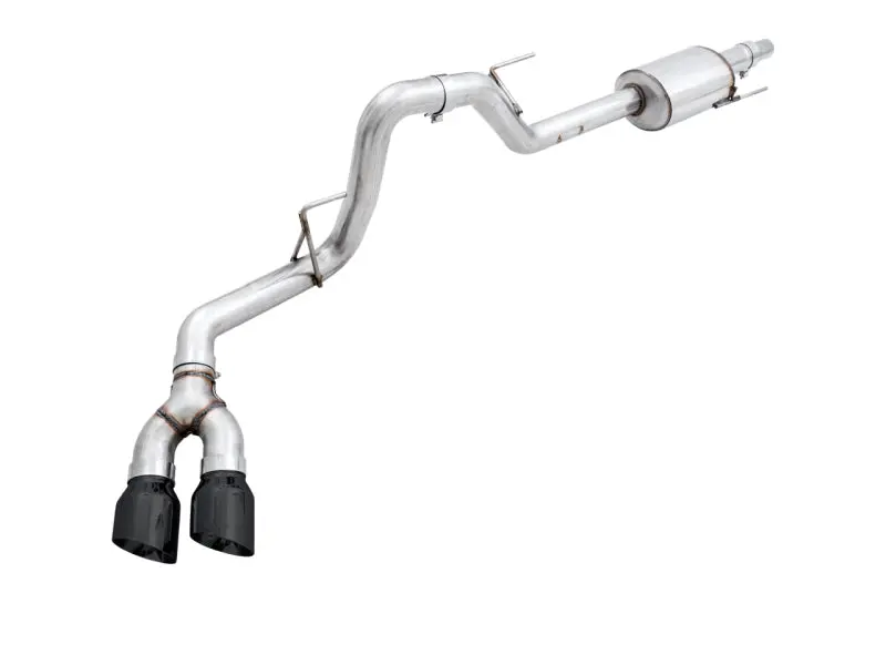 Awe Tuning Single-Exit Performance Exhaust – 4.5-Inch Diamond Black Tips For 2015+ Ford F-150 (0Fg Model) 1