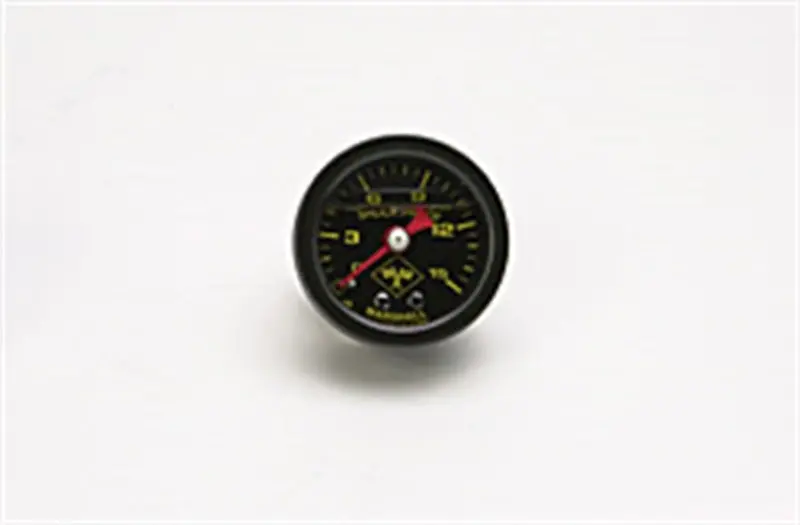 Russell Performance 15 Psi Liquid-Filled Fuel Pressure Gauge – Black Dial And Housing 1