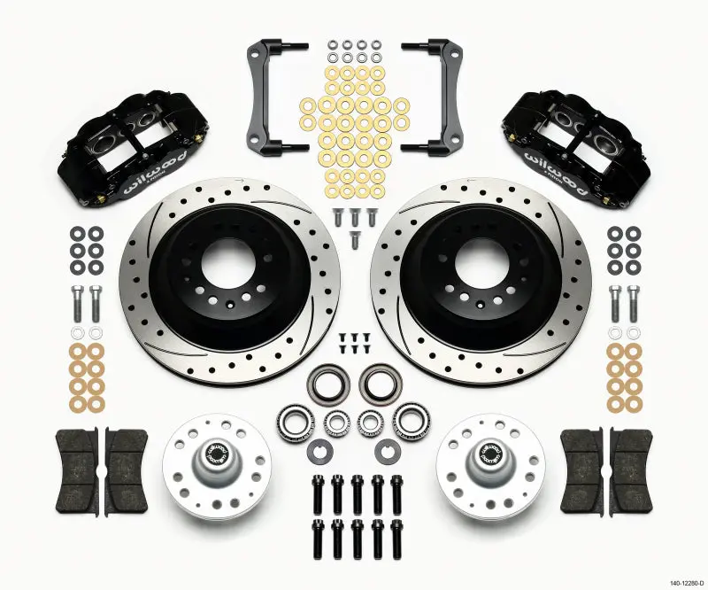Wilwood Narrow Superlite 6R Front Brake Kit – Includes Hub And 1-Piece Rotor, 12.88-Inch Diameter, Fits 1979–1981 Camaro 1