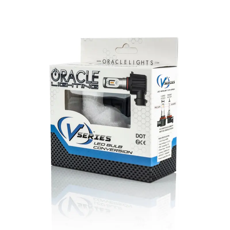 Oracle V-Series H3 Led Headlight Bulb Kit – 6000K Cool White Conversion 2