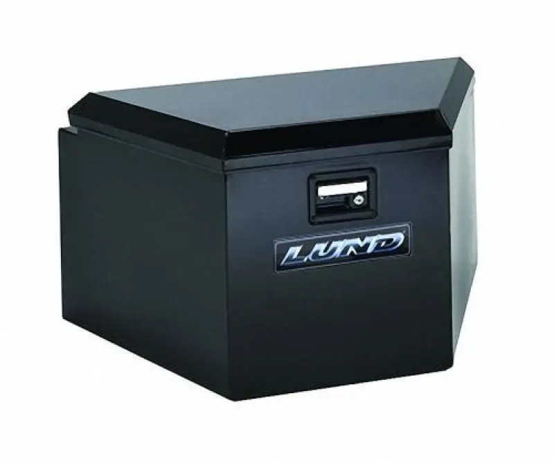 Lund Universal Aluminum Trailer Tongue Storage Box – Black Finish 1