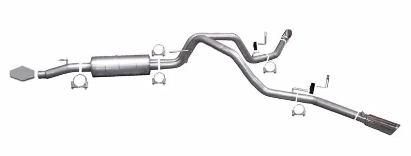 Gibson Stainless Steel Dual Exhaust System For 2005–2008 Ford F-150 Fx4 With 5.4L Engine 1
