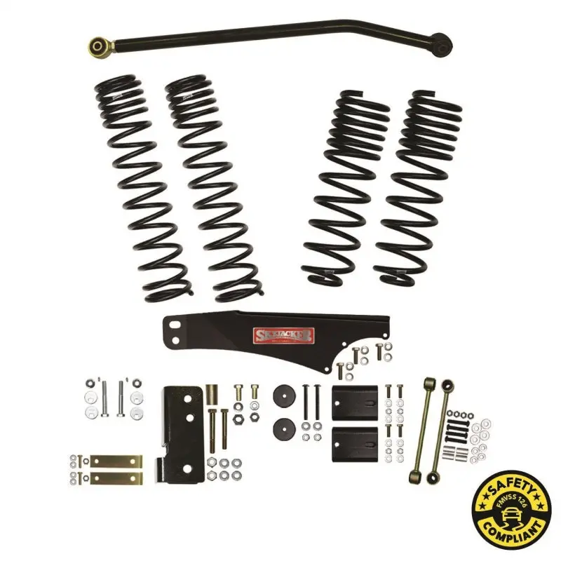Skyjacker 4-Inch Lift Kit Component Box For 2007–2018 Jeep Wrangler Jk Unlimited – Includes Dual-Rate Long-Travel Springs 1