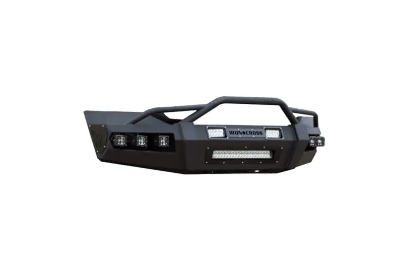 Iron Cross Hardline Front Bumper – Matte Black Finish For 2018–2019 Ford F-150 (No Winch Bar) 1