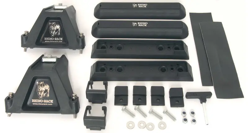 Rhino-Rack Heavy-Duty Fixed-Mount Truck Cap Leg Set – High-Profile Design, Sold As Pair 1