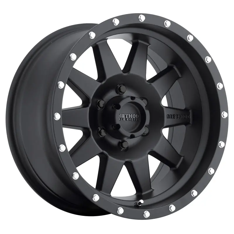 Method Mr301 The Standard Forged Wheel – 18X9", -12Mm Offset, 6X139.7Mm (6X5.5"), 108Mm Center Bore, Matte Black 1