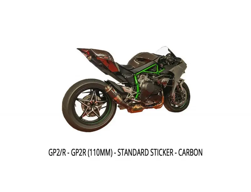 Austin Racing Gp2R Slip-On Exhaust For 2015+ Kawasaki Ninja H2, H2 Carbon & H2R 1
